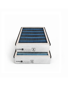 Alternative carbon filter set compatible with FLEXIT NORDIC S2/S3 ventilation units – high-performance replacement filters with activated carbon for odor control and improved indoor air quality.
