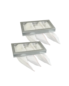 SALDA RIS 400 V filter set – replacement air filters for RIS 400 V ventilation unit, designed for efficient dust, pollen, and fine particle filtration with optimal airflow and improved indoor air quality.