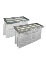 Alternative carbon filter set compatible with ENERVENT PELICAN ventilation unit – activated carbon replacement air filters for odor reduction and improved indoor air quality.