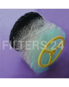 FRESH AIR VALVE FILTER 160mm CARBON