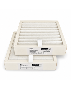 Alternative F7 + G4 filter set compatible with Dantherm HCC 2 ventilation unit – high-quality replacement air filters for efficient dust, pollen and fine particle filtration with reliable airflow.