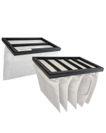 SYSTEMAIR SAVE VSR 300 original filter set (art. 448591/448592) – genuine pocket filters (F7 + G3) for SAVE VSR 300 ventilation unit, ensuring efficient air filtration and optimal indoor air quality.
The original комплект includes one F7 supply filter (a