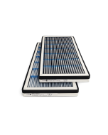 Alternative carbon filter set compatible with SYSTEMAIR SAVE VTR 275/B ventilation unit – activated carbon replacement filters for odor removal and improved indoor air quality.

Activated carbon filters for SAVE VTR units help reduce odors, VOCs, and ou