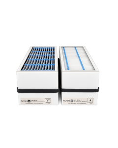 Alternative carbon filter set compatible with SYSTEMAIR PF SAVE VTR 150 ventilation unit – activated carbon replacement air filters for odor removal and improved indoor air quality