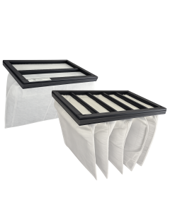 SYSTEMAIR SAVE VSR 300 original filter set (art. 448591/448592) – genuine pocket filters (F7 + G3) for SAVE VSR 300 ventilation unit, ensuring efficient air filtration and optimal indoor air quality.
The original комплект includes one F7 supply filter (a